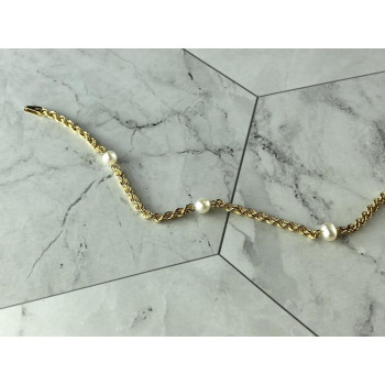 Sky Jewelry Золотой  Браслет 10К (417 проба) с Жемчугом