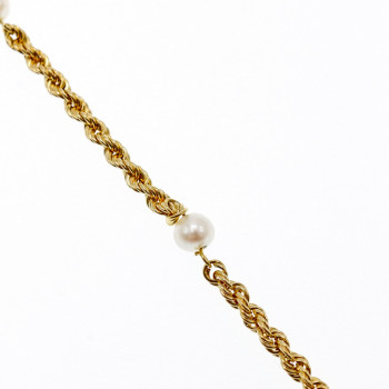 Sky Jewelry Золотой  Браслет 10К (417 проба) с Жемчугом