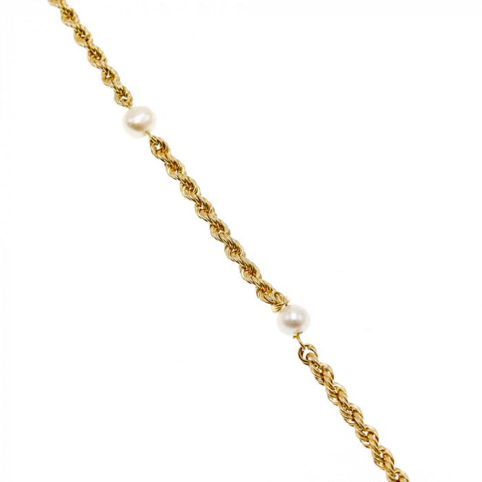 Sky Jewelry Золотой  Браслет 10К (417 проба) с Жемчугом