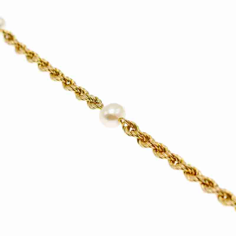Sky Jewelry Золотой  Браслет 10К (417 проба) с Жемчугом