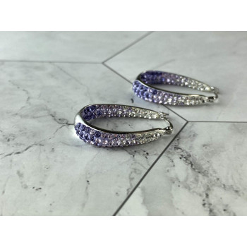 Sky Jewelry Серебряные Серьги 925 проба  с Фианитами  *Блеск*