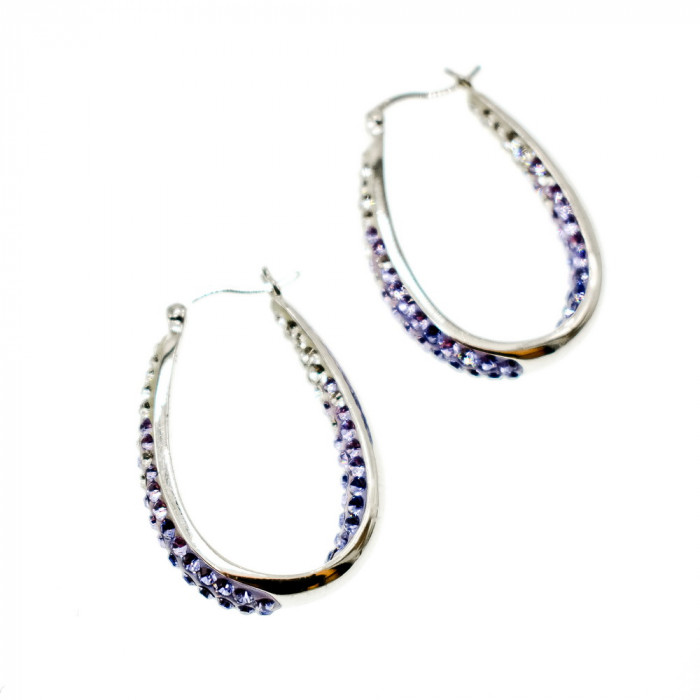 Sky Jewelry Серебряные Серьги 925 проба  с Фианитами  *Блеск*