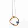 Sky Jewelry Серебряная  Цепочка с Кулоном  Жемчуг  925 проба Италия
