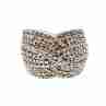 Sky Jewelry Серебряное Кольцо 925 пробы с камнями белый Сапфир