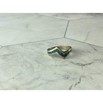 Sky Jewelry Винтажное Серебряное кольцо со вставками из Малахита