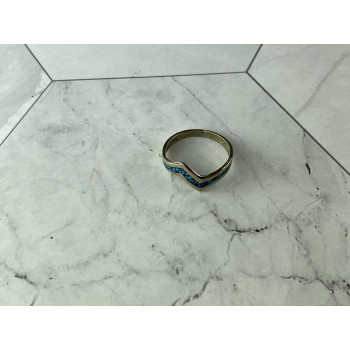 Sky Jewelry Винтажное Серебряное кольцо со вставками из Малахита