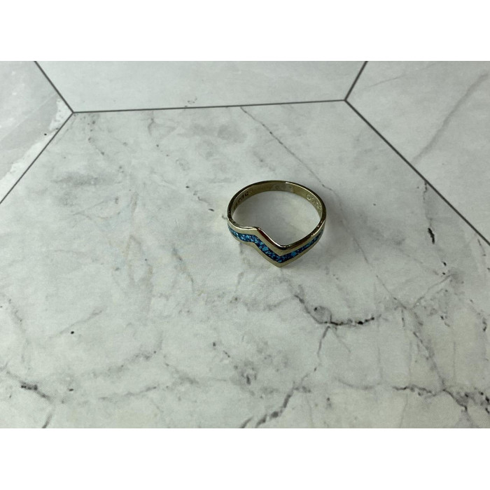 Sky Jewelry Винтажное Серебряное кольцо со вставками из Малахита