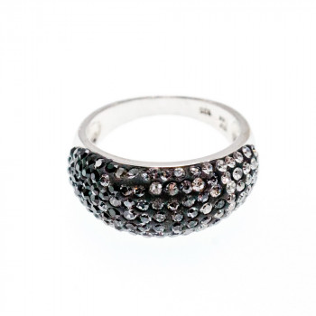 Sky Jewelry Серебряное кольцо 925 проба с фианитами  *Изумительный Блеск