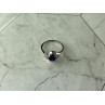Sky Jewelry Серебряное Кольцо 925 проба с Синим и Белым Сапфиром