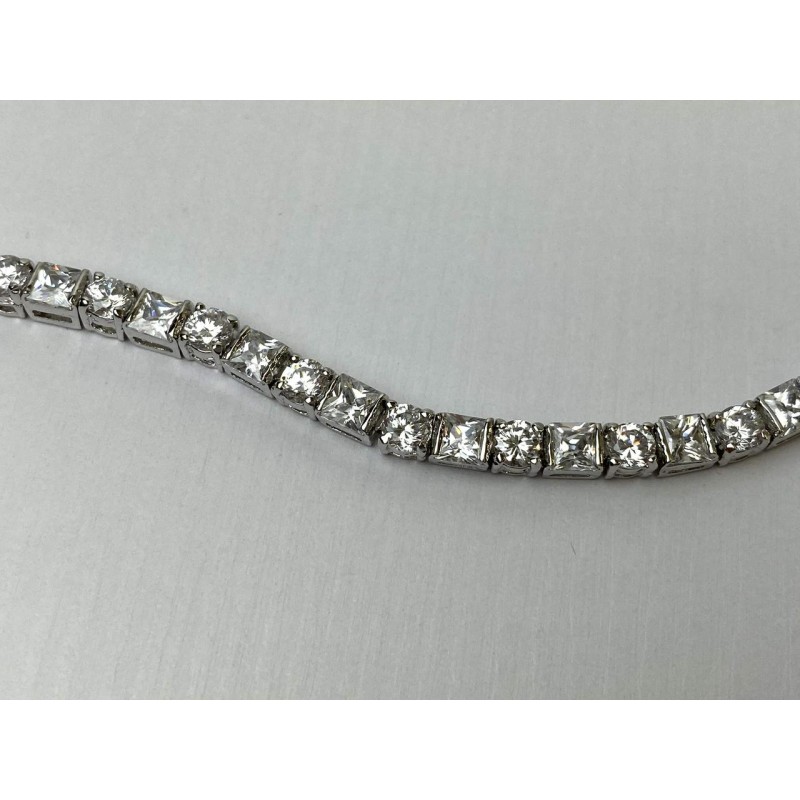 Sky Jewelry Серебряный браслет 925 пробы с камнями Гошенит (Берилл)