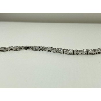 Sky Jewelry Серебряный браслет 925 пробы с камнями Гошенит (Берилл)