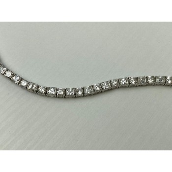 Sky Jewelry Серебряный браслет 925 пробы с камнями Гошенит (Берилл)