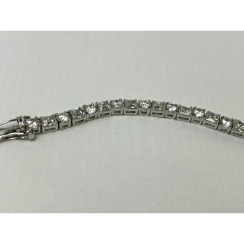 Sky Jewelry Серебряный браслет 925 пробы с камнями Гошенит (Берилл)