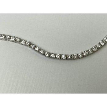 Sky Jewelry Серебряный браслет 925 пробы с камнями Гошенит (Берилл)