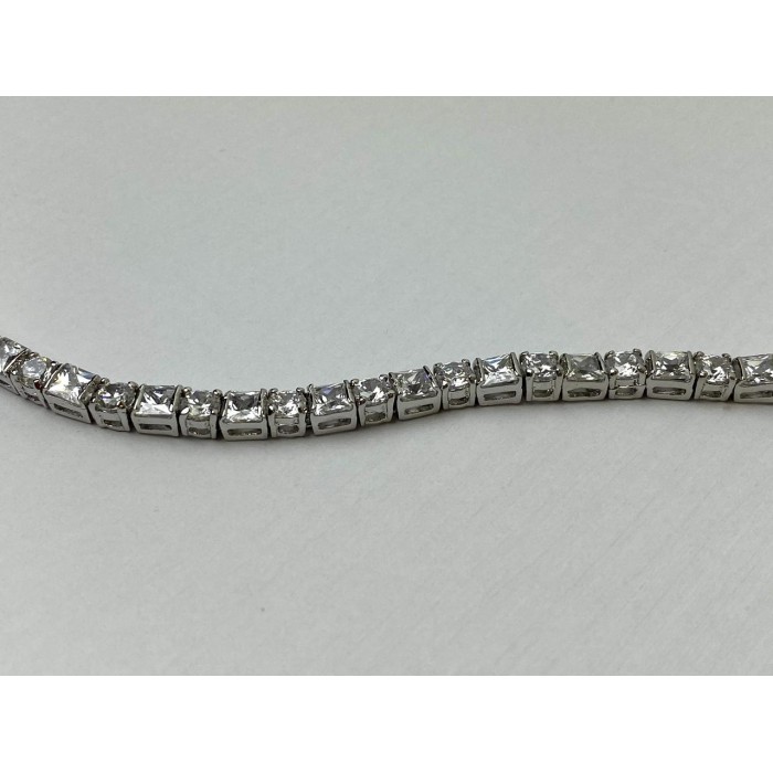 Sky Jewelry Серебряный браслет 925 пробы с камнями Гошенит (Берилл)