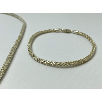 Sky Jewelry Стильный Серебряный Набор Italy