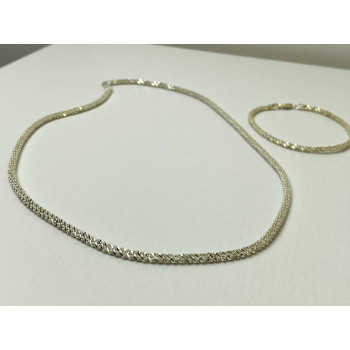 Sky Jewelry Стильный Серебряный Набор Italy