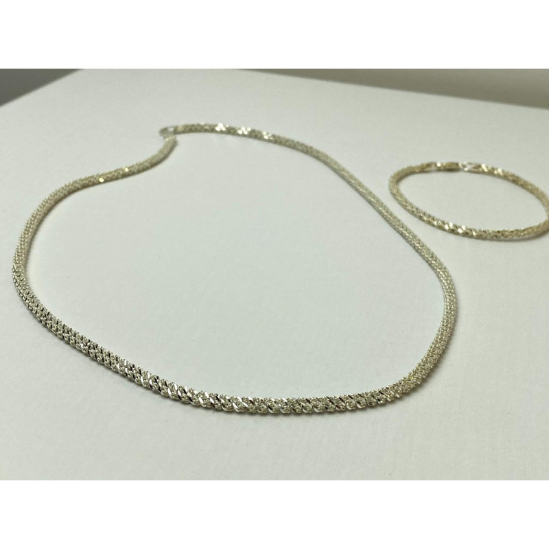 Sky Jewelry Стильный Серебряный Набор Italy