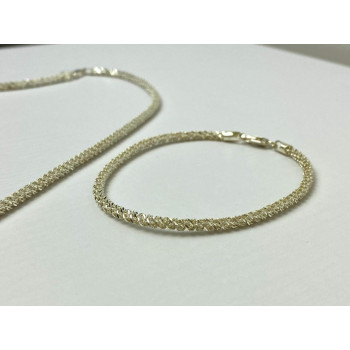 Sky Jewelry Стильный Серебряный Набор Italy