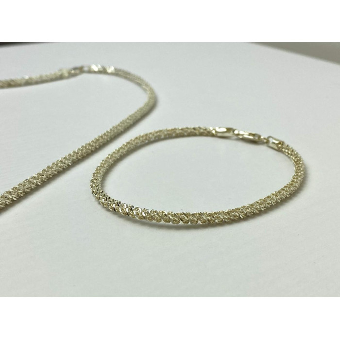 Sky Jewelry Стильный Серебряный Набор Italy