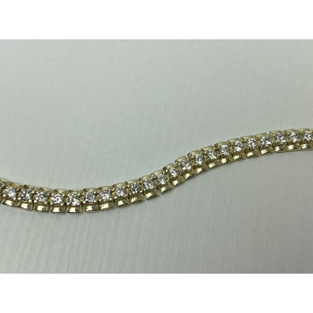 Sky Jewelry Серебряный Браслет 925 пробы с Фианитами   *Сияй