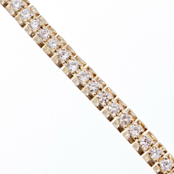 Sky Jewelry Серебряный Браслет 925 пробы с Фианитами   *Сияй