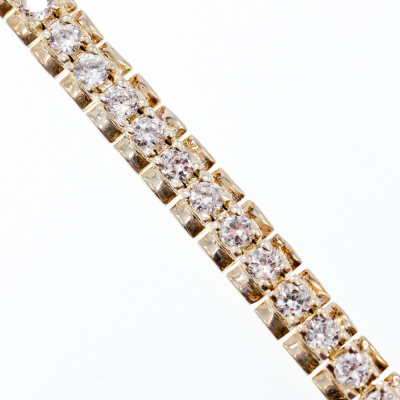 Sky Jewelry Серебряный Браслет 925 пробы с Фианитами   *Сияй