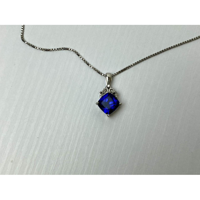 Sky Jewelry Серебряный Комплект с камнем Лондон Топаз