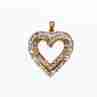 Sky Jewelry Серебряный Кулон 925 пробы в позолоте *Сердце*