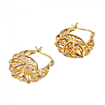 Sky Jewelry Стильные Серебряные Серьги  в позолоте