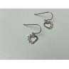 Sky Jewelry Серебряные Серьги  *Сердце*