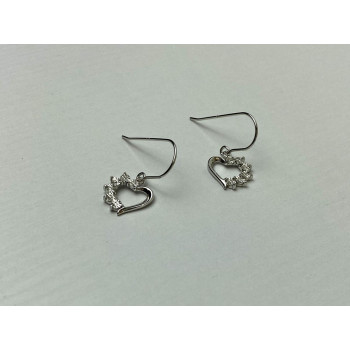 Sky Jewelry Серебряные Серьги  *Сердце*