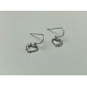 Sky Jewelry Серебряные Серьги  *Сердце*