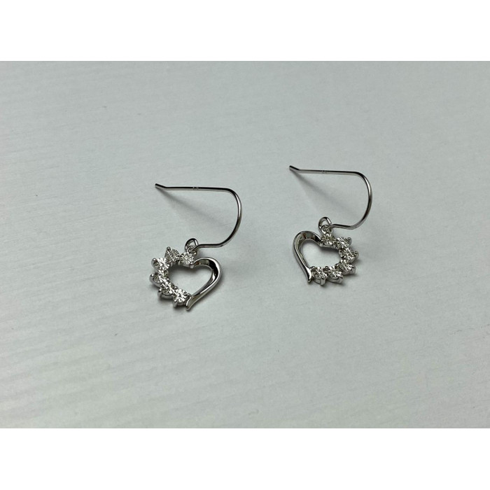 Sky Jewelry Серебряные Серьги  *Сердце*