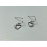 Sky Jewelry Серебряные Серьги  *Сердце*