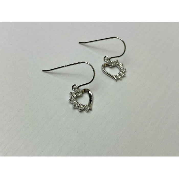 Sky Jewelry Серебряные Серьги  *Сердце*