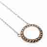 Sky Jewelry Серебряное Ожерелье с камнями Морион 925 проба