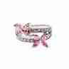 Sky Jewelry Серебряное Кольцо с Фианитами 925 проба *Бабочки*