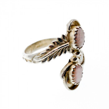 Sky Jewelry Винтажное Серебряное Кольцо с Перламутром