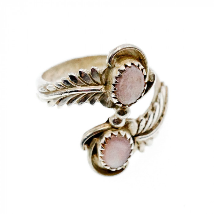 Sky Jewelry Винтажное Серебряное Кольцо с Перламутром