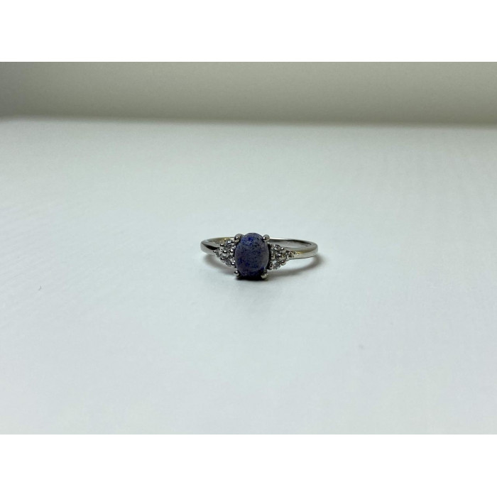 Sky Jewelry Серебряное Кольцо  с камнем Содалит и Гошенит (Берилл)