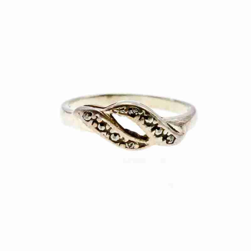 Sky Jewelry Серебряное кольцо 925 пробы с Марказитом