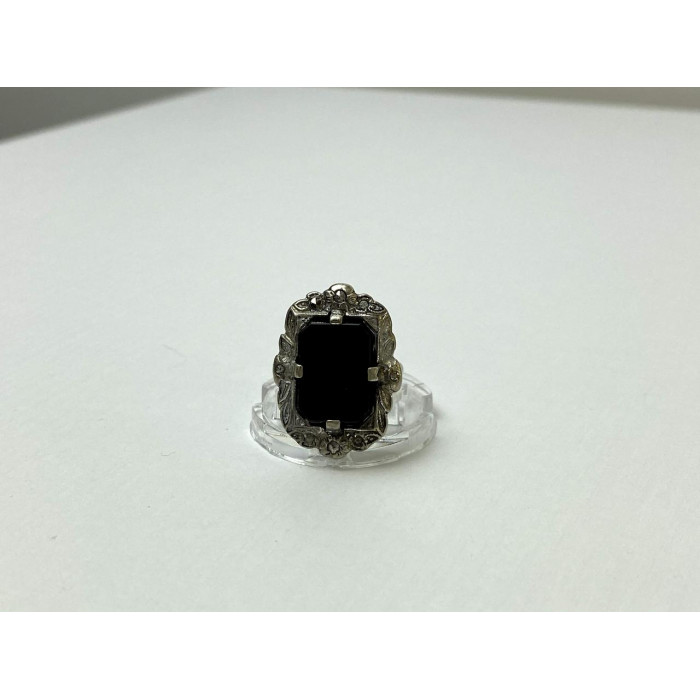 Sky Jewelry Винтажное Серебряное кольцо с Агатом 925 проба