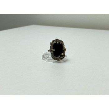 Sky Jewelry Винтажное Серебряное кольцо с Агатом 925 проба