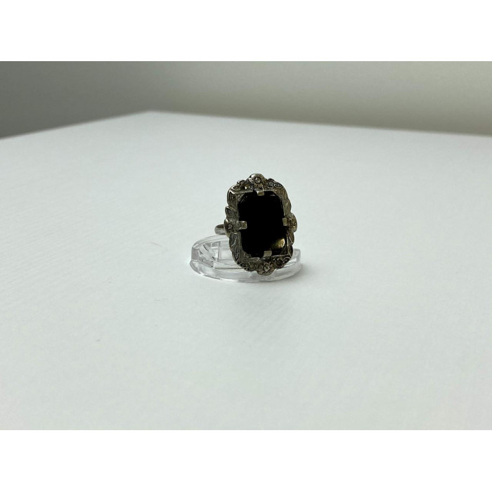 Sky Jewelry Винтажное Серебряное кольцо с Агатом 925 проба