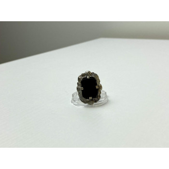 Sky Jewelry Винтажное Серебряное кольцо с Агатом 925 проба
