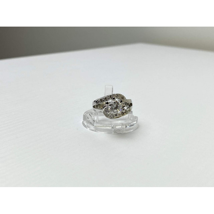 Sky Jewelry Серебряное Кольцо 925 пробы с Фианитами  *Блеск*