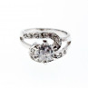Sky Jewelry Серебряное Кольцо 925 пробы с Фианитами  *Блеск*