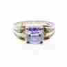 Sky Jewelry Винтажное Серебряное Кольцо с Аметистом