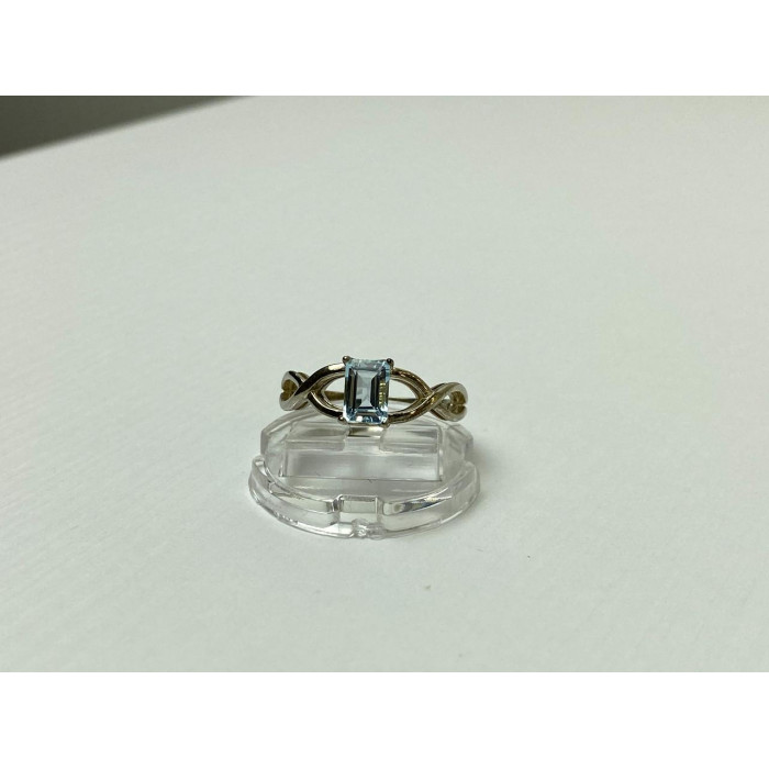 Sky Jewelry Серебряное Кольцо с камнем Голубая Шпинель 925 проба